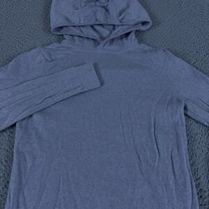 Aritzia TNA Hoodie Womens XS Lavender 100% Merino Wool Sweater Adri Lightweight